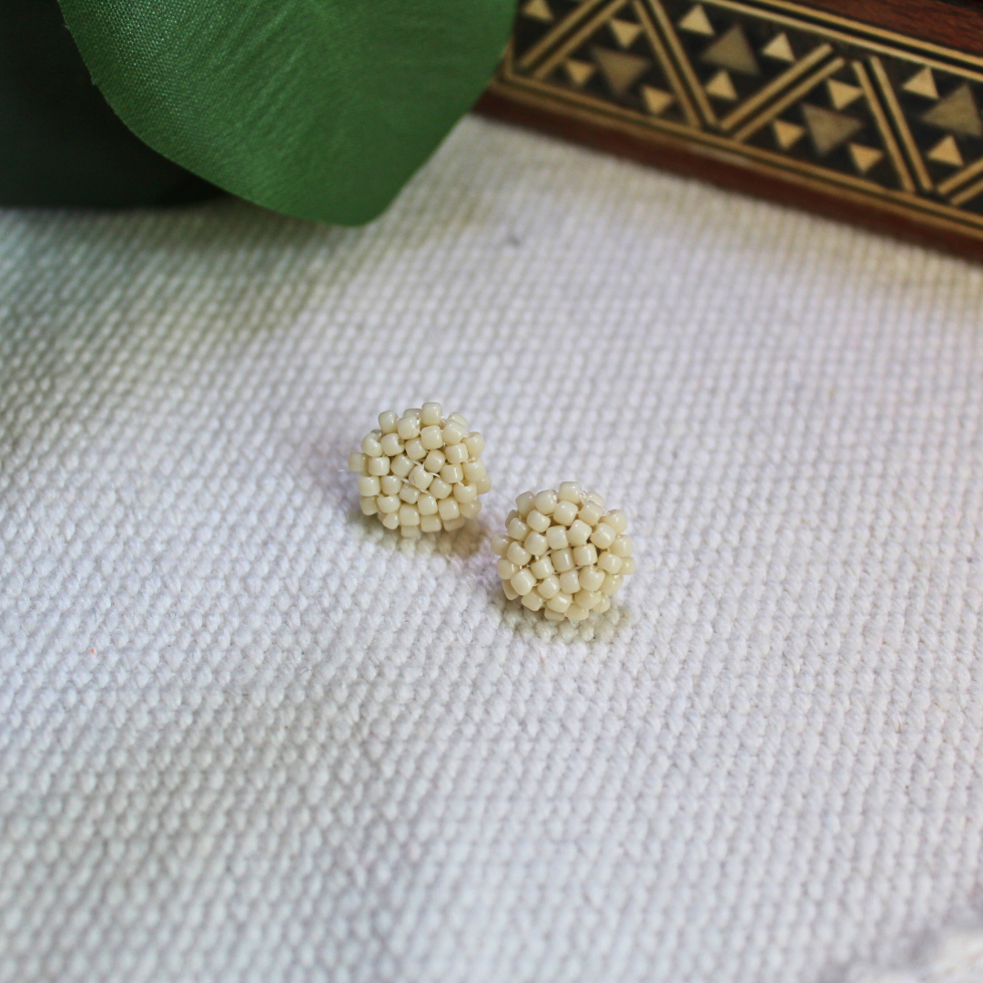 Cercei țintă Mugur - Ivoire