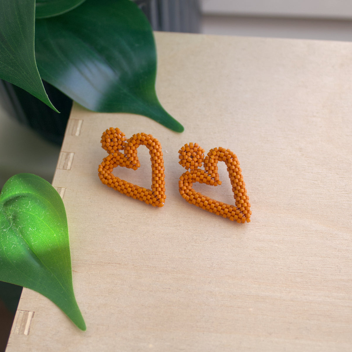 Cercei Open Heart - Pumpkin